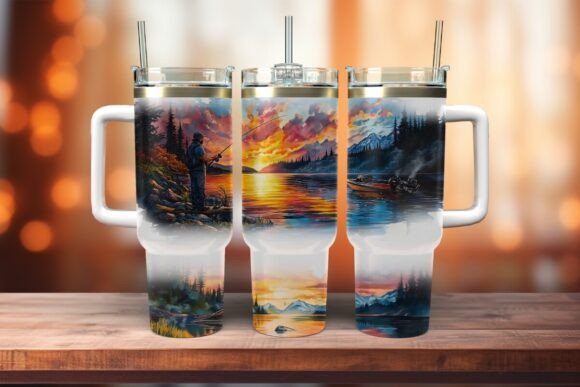 Download 40oz Quencher Tumbler Wrap Fisherman - Premium Resources