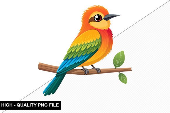 Download Funny Tropical Bird Clipart Design - Premium Bundle