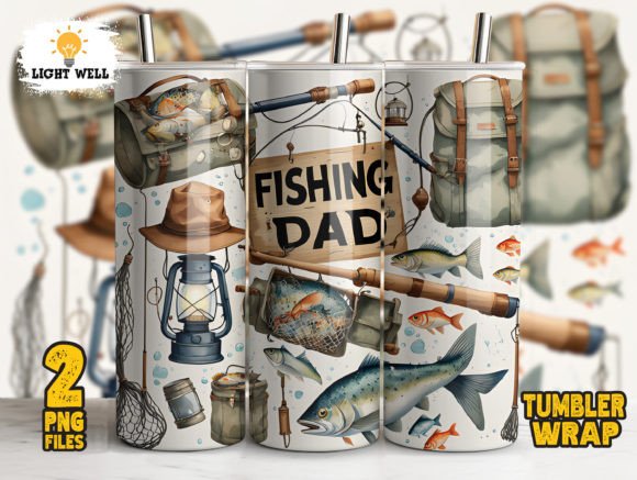 Download Fisherman Fishing Life Tumbler Wrap PNG - Premium Resources